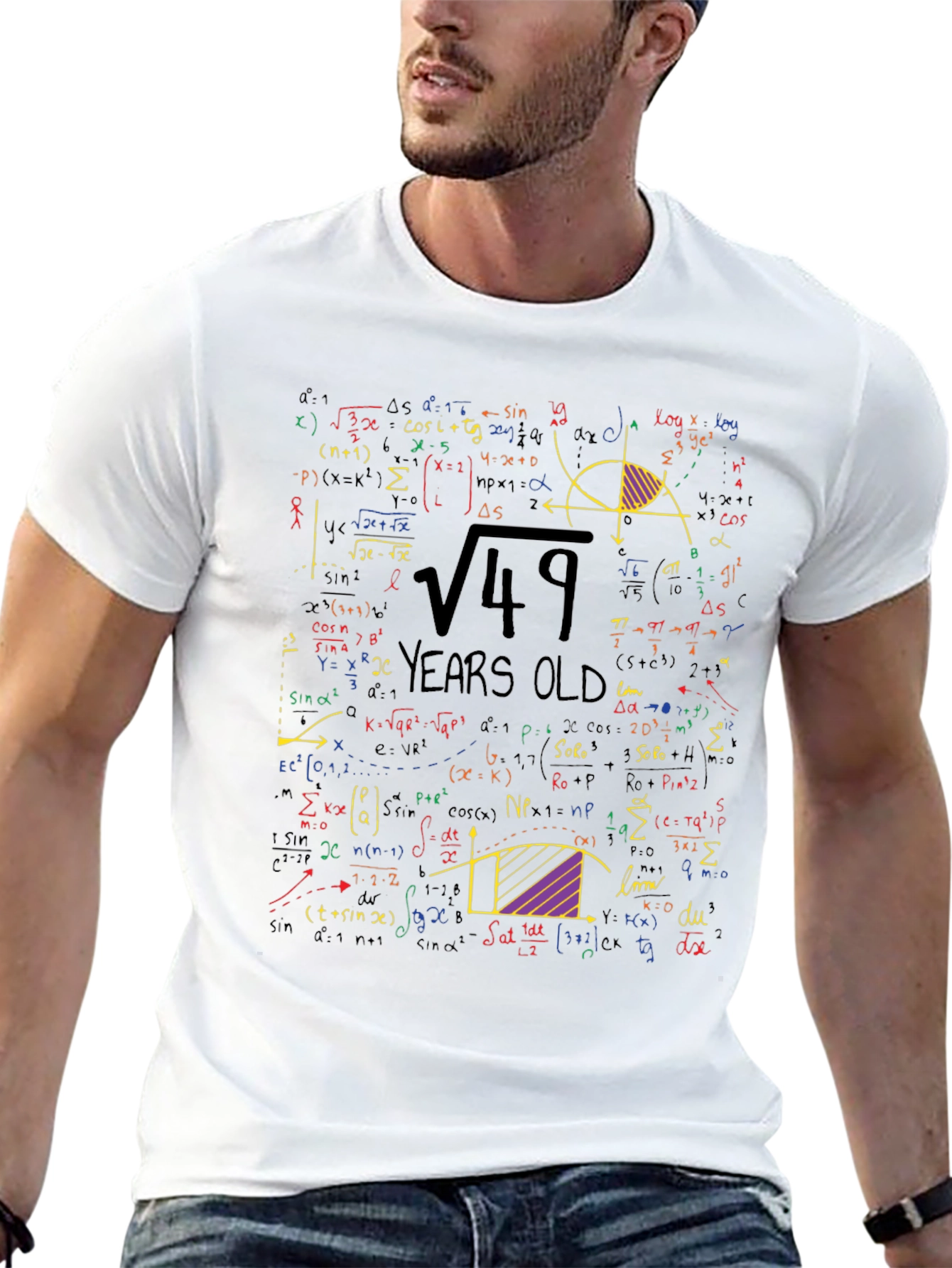 Math Equations 49th Birthday T-Shirt