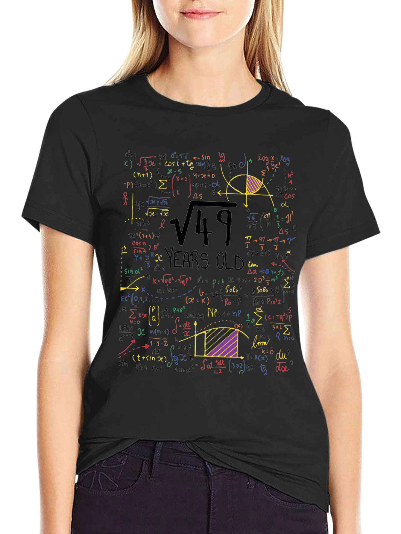 Math Equations 49th Birthday T-Shirt