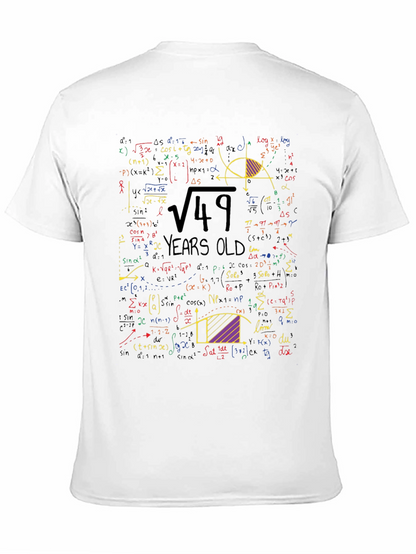 Math Equations 49th Birthday T-Shirt