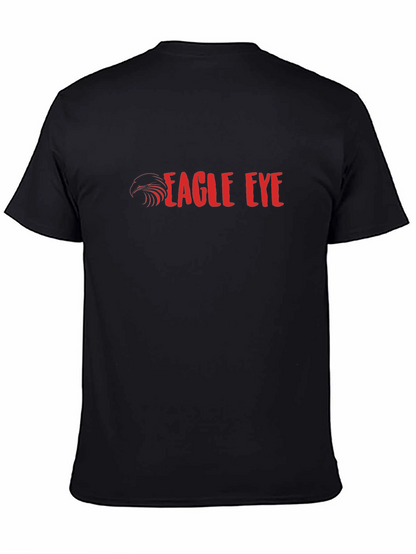 Eagle Eye Graphic Print Black T-Shirt