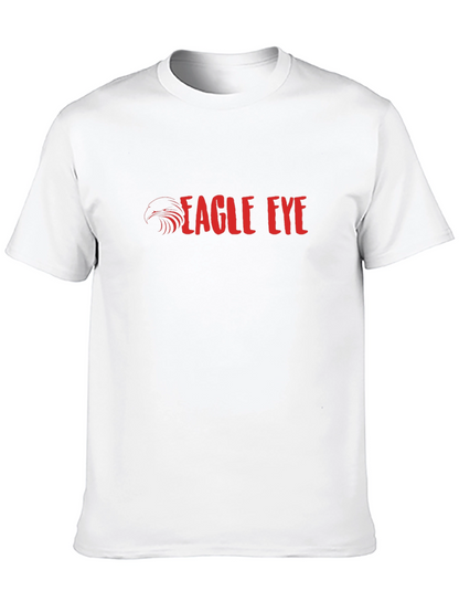 Eagle Eye Graphic Print Black T-Shirt