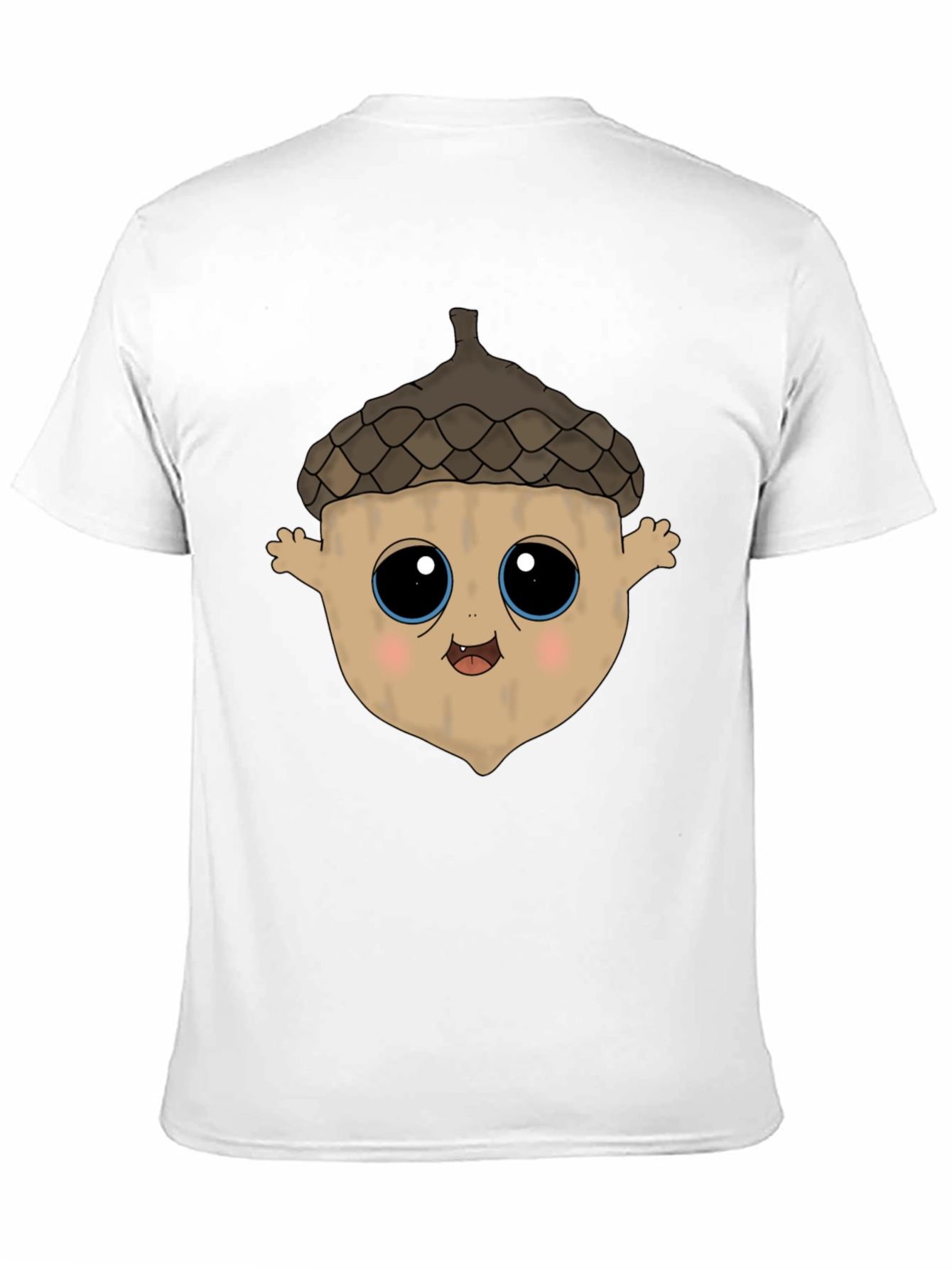 Cute Acorn Cartoon Graphic T-Shirt