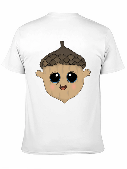 Cute Acorn Cartoon Graphic T-Shirt