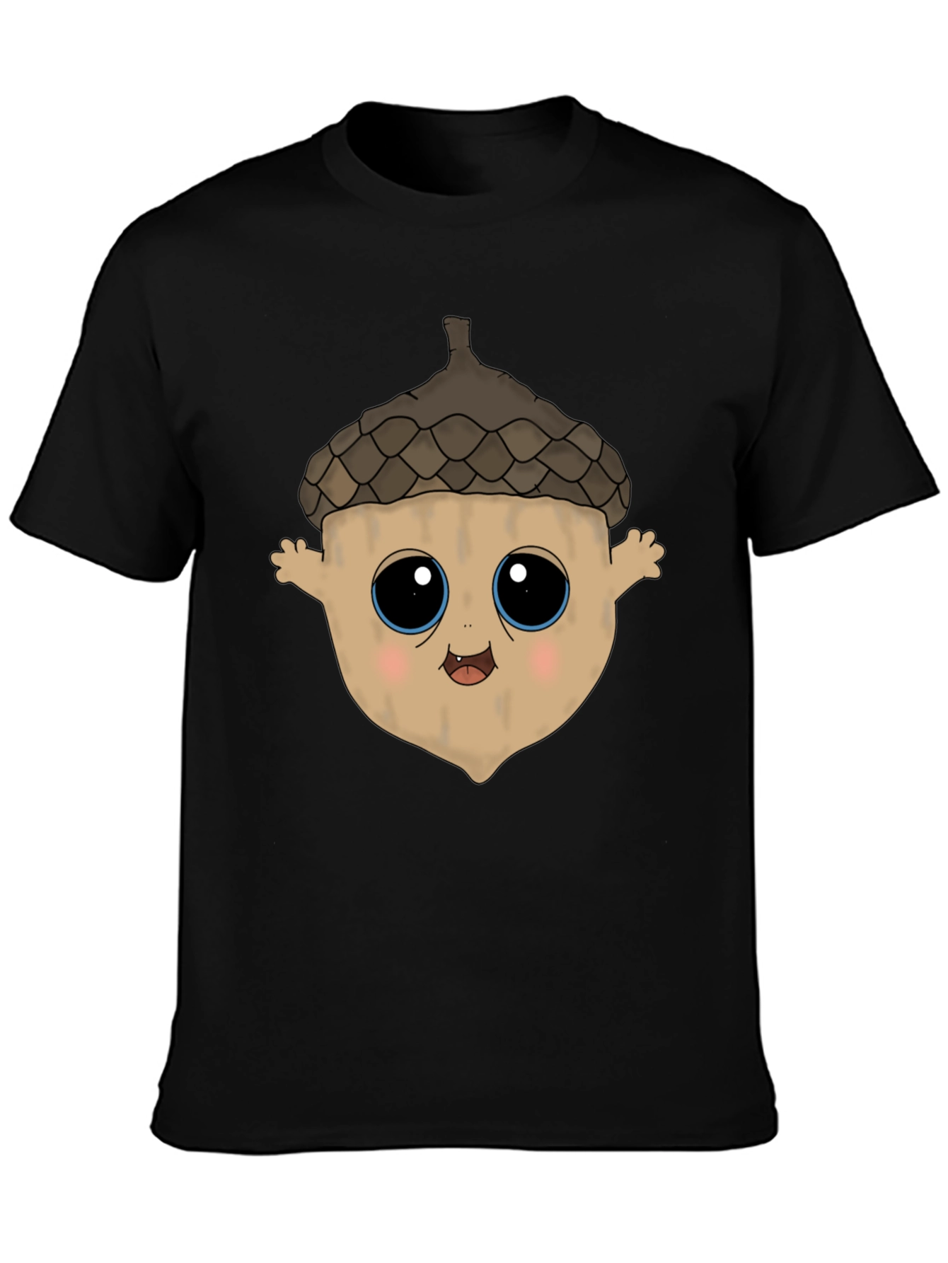 Cute Acorn Cartoon Graphic T-Shirt