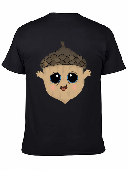 Cute Acorn Cartoon Graphic T-Shirt