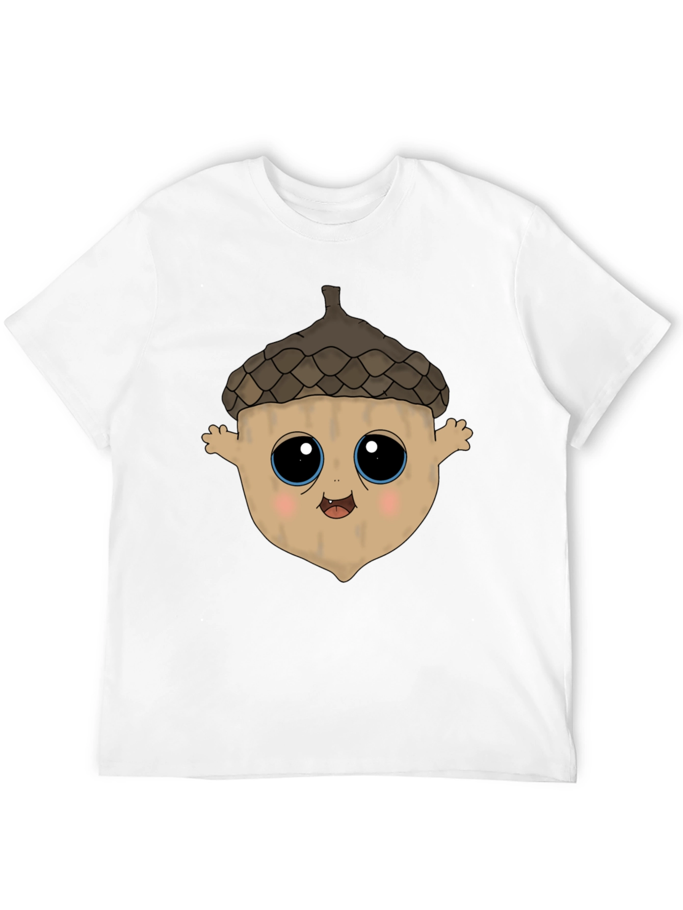 Cute Acorn Cartoon Graphic T-Shirt