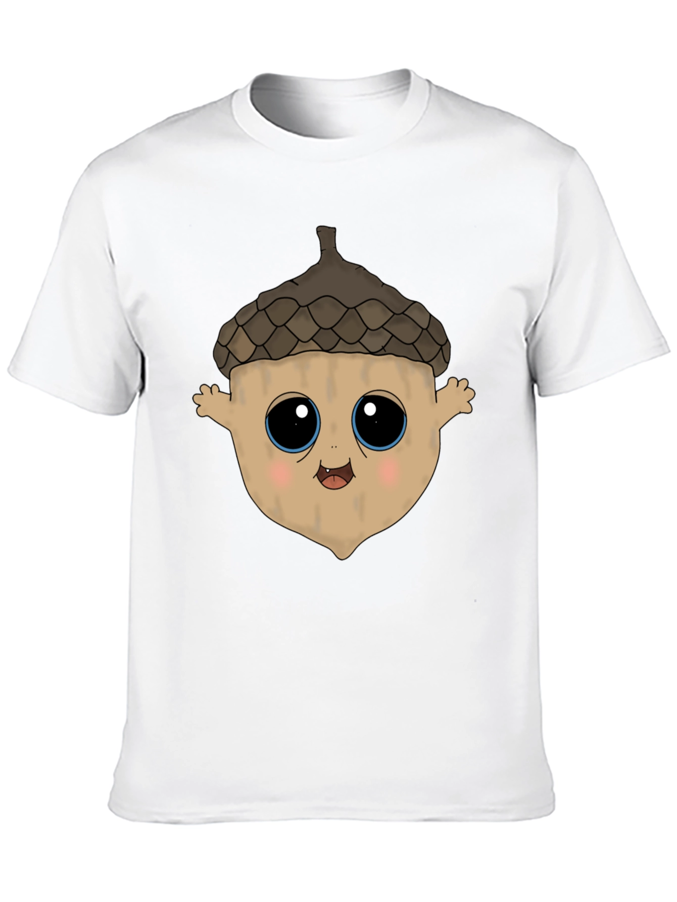 Cute Acorn Cartoon Graphic T-Shirt