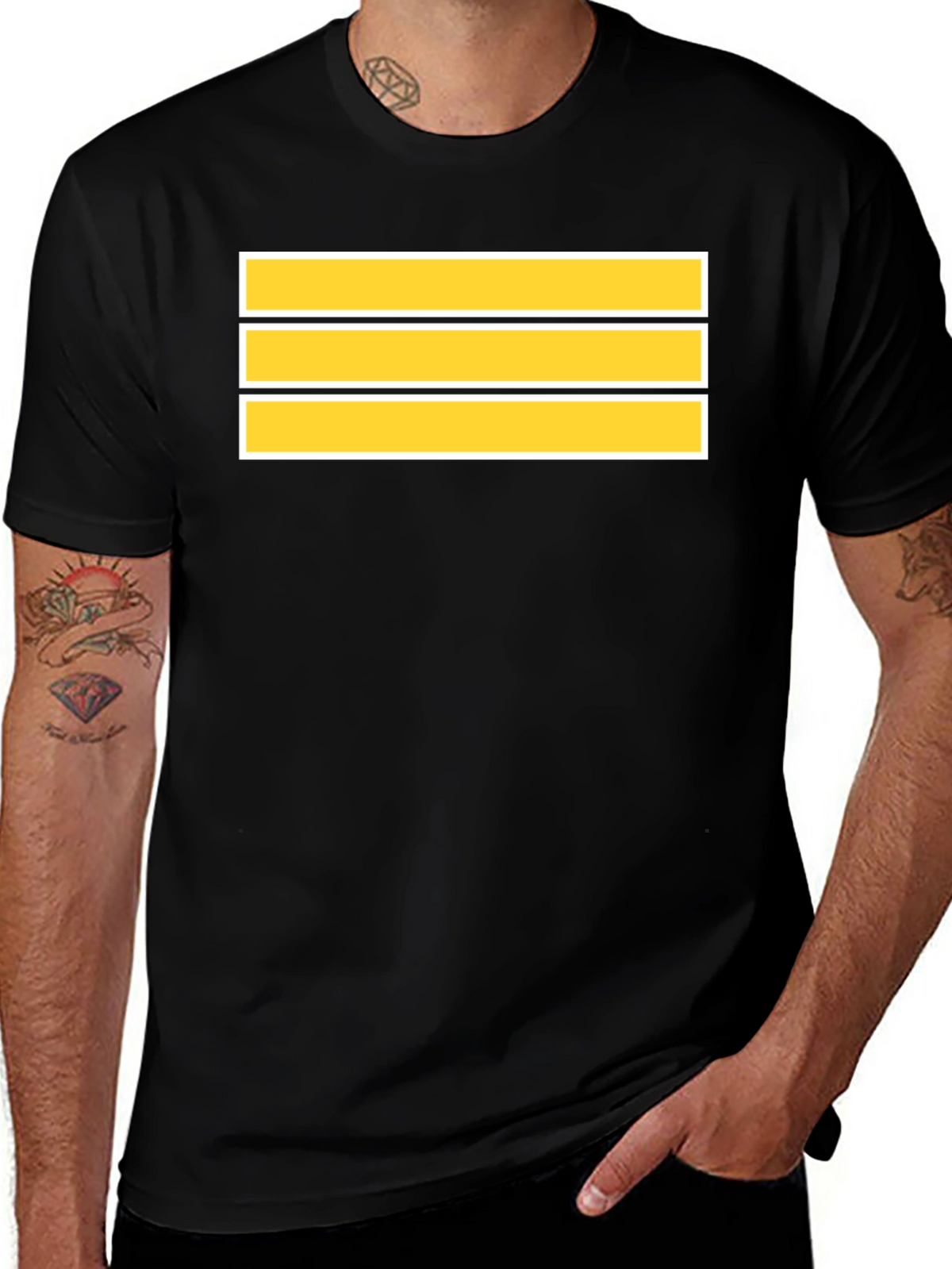 Striped Crew Neck T-Shirt