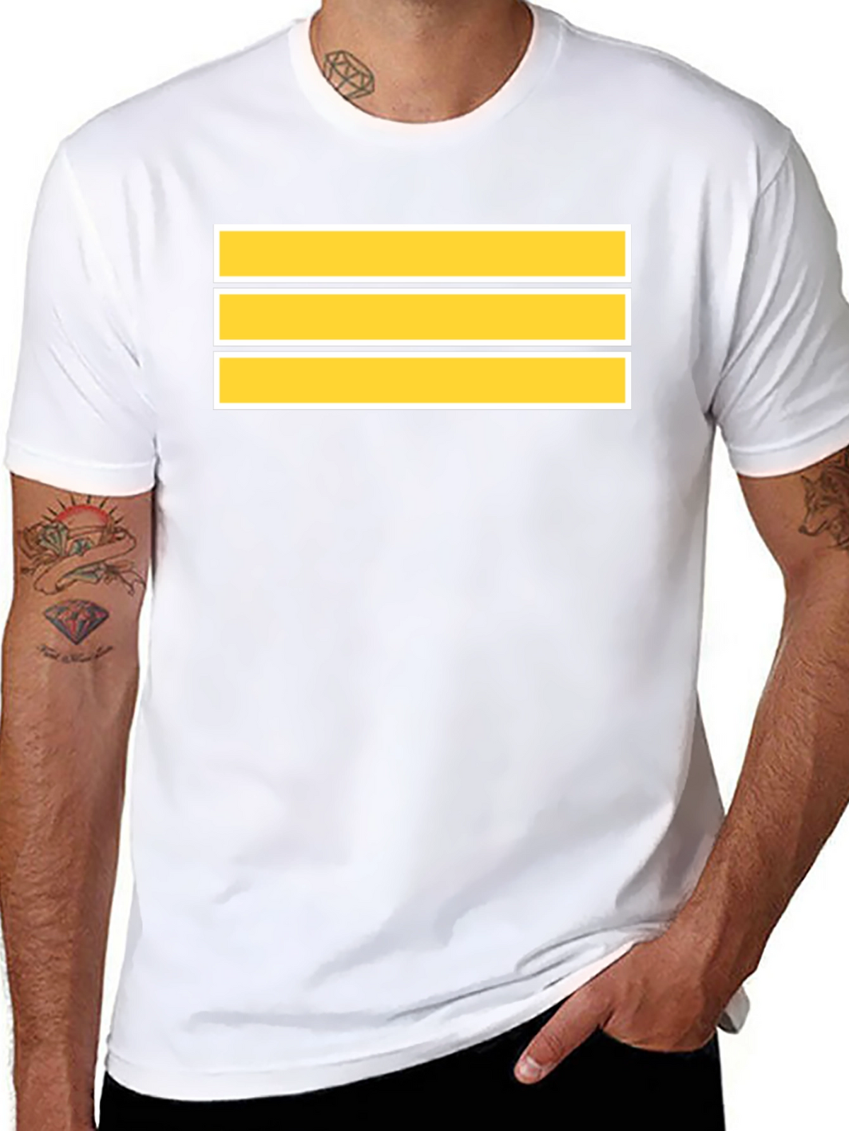 Striped Crew Neck T-Shirt