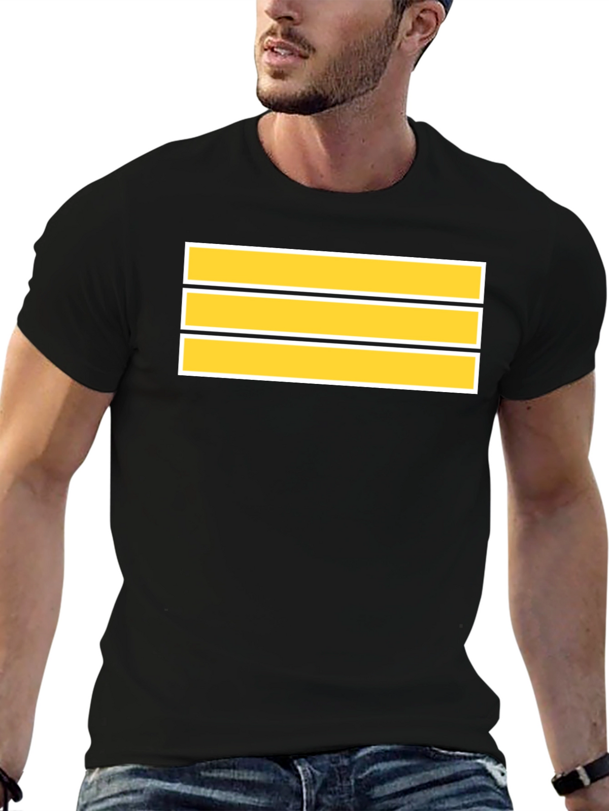 Striped Crew Neck T-Shirt