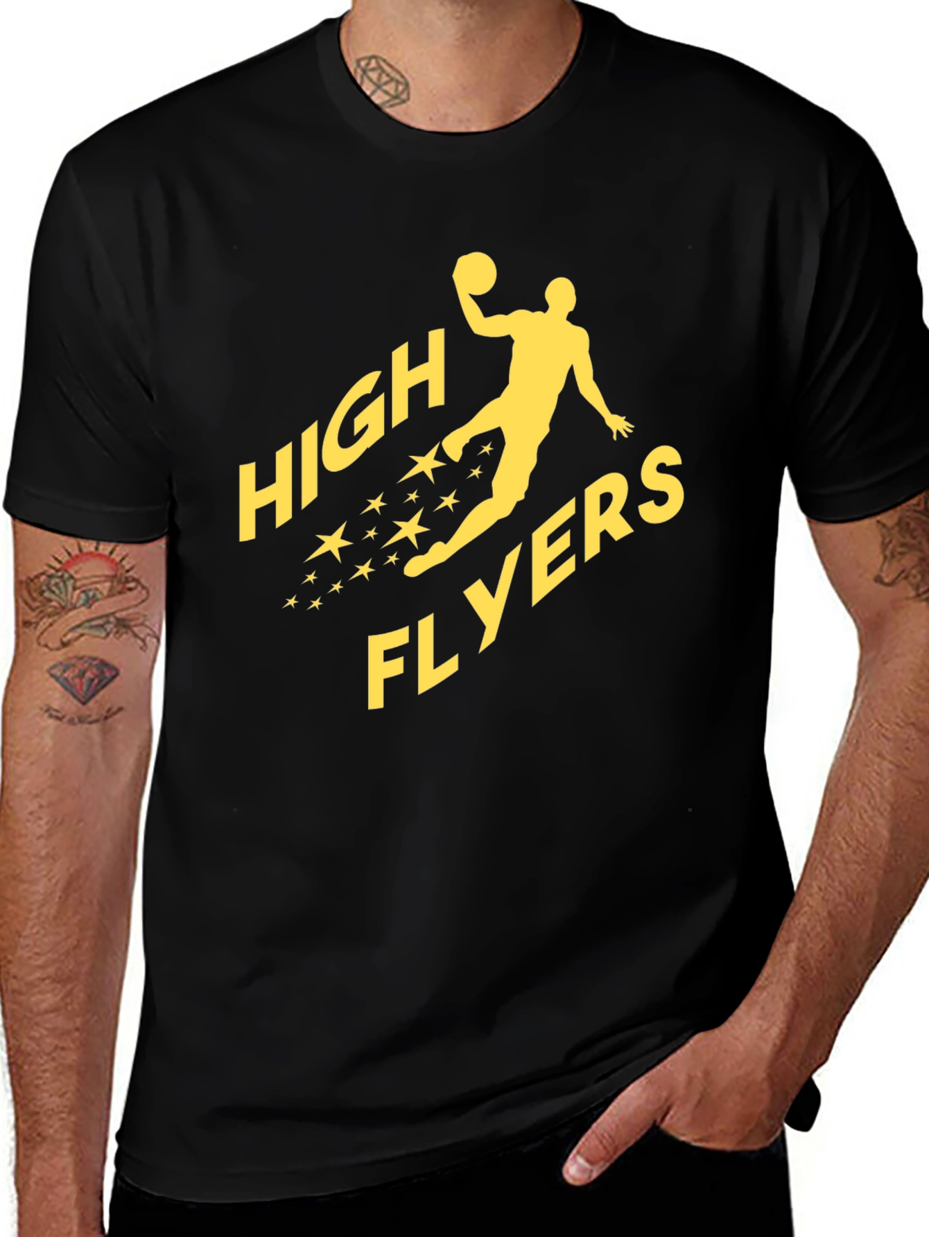 High Flyers Graphic T-Shirt - Black