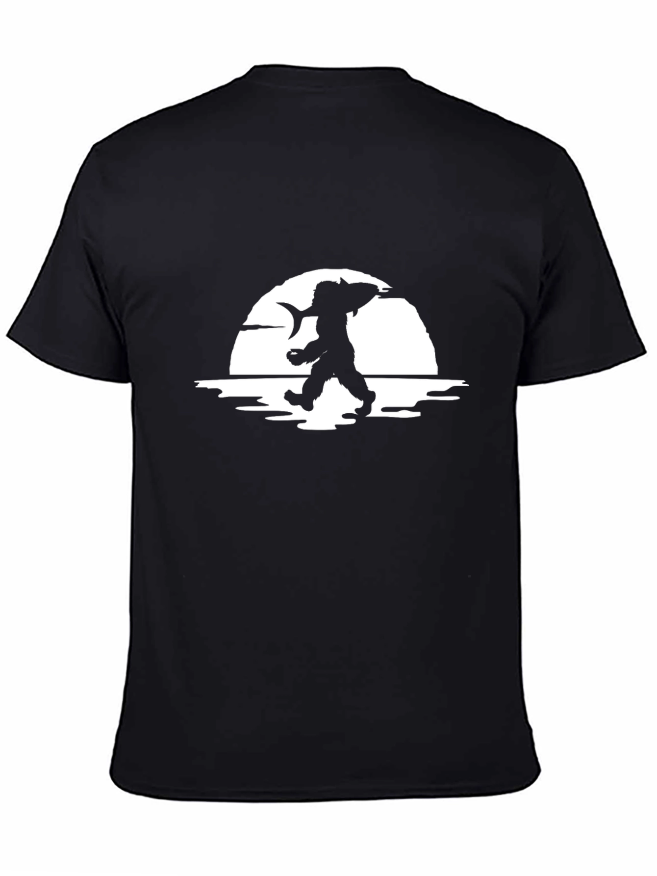 Fisherman Silhouette Graphic Tee
