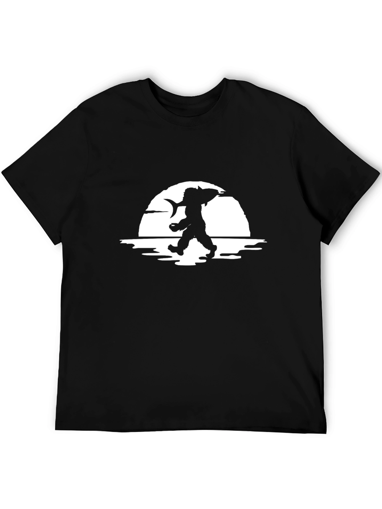 Fisherman Silhouette Graphic Tee