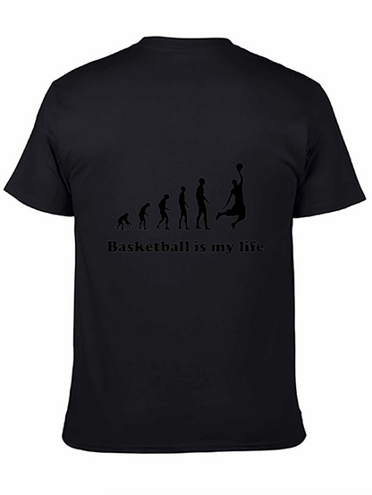 Basketball Evolution Graphic T-Shirt