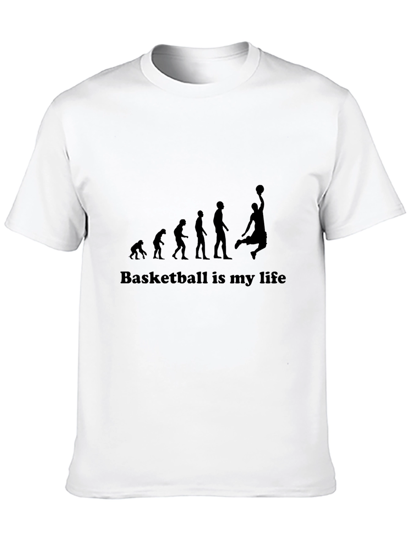 Basketball Evolution Graphic T-Shirt