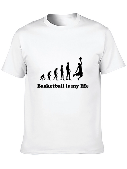 Basketball Evolution Graphic T-Shirt