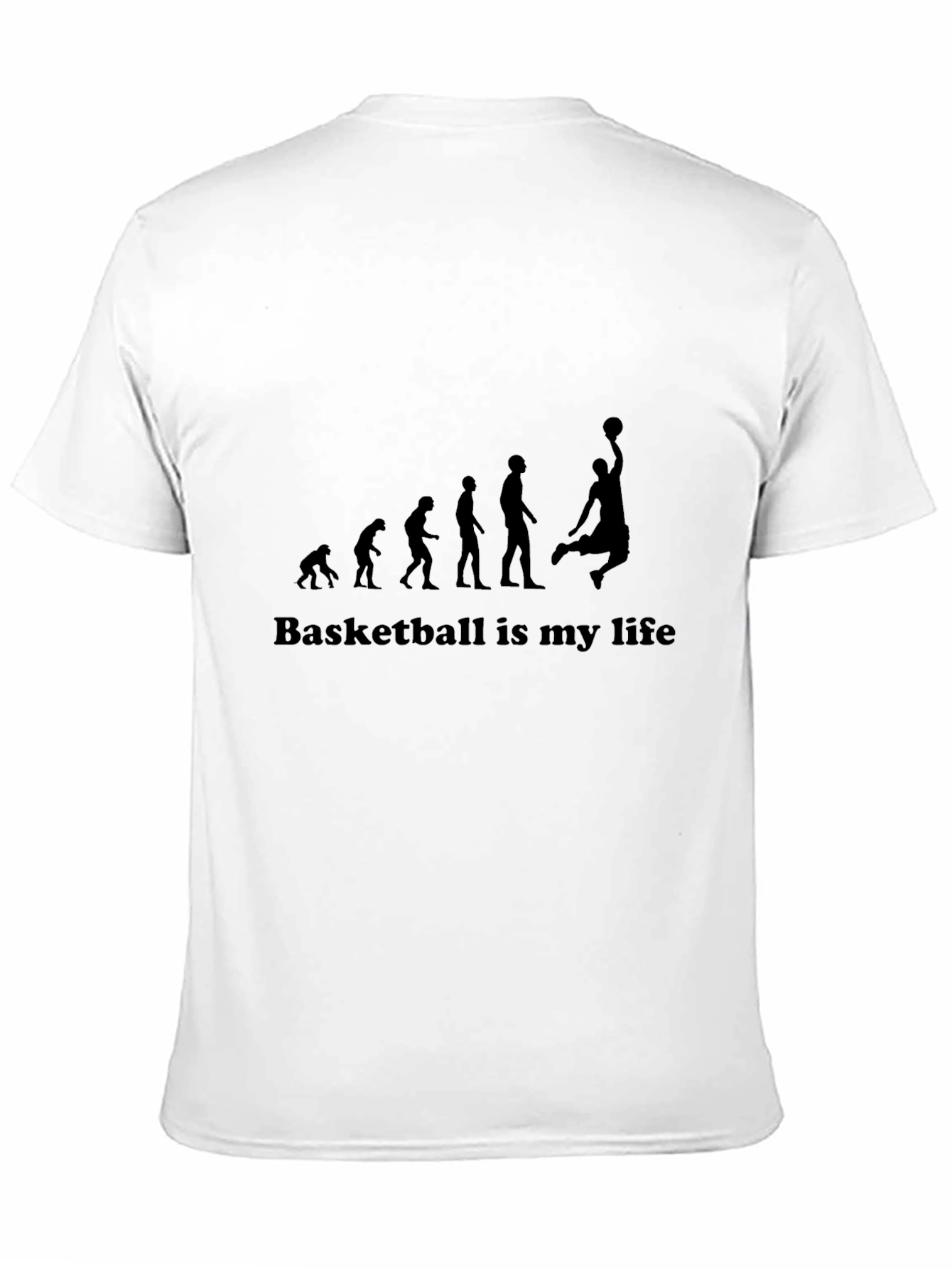 Basketball Evolution Graphic T-Shirt