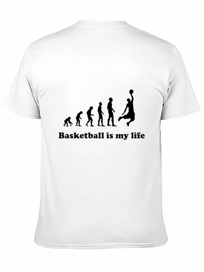 Basketball Evolution Graphic T-Shirt
