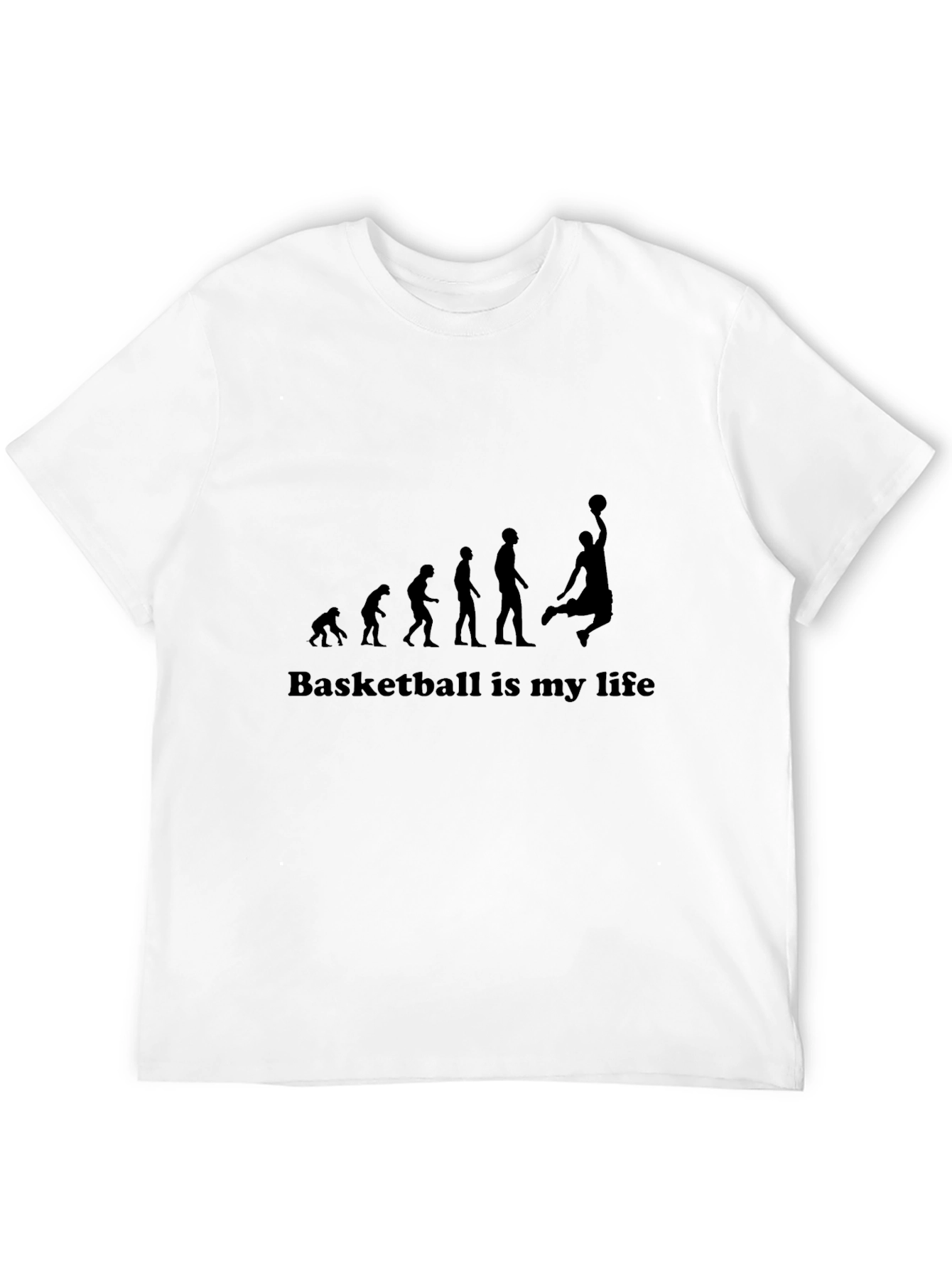 Basketball Evolution Graphic T-Shirt