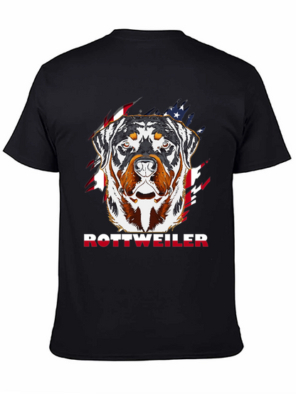 Rottweiler American Flag T-Shirt