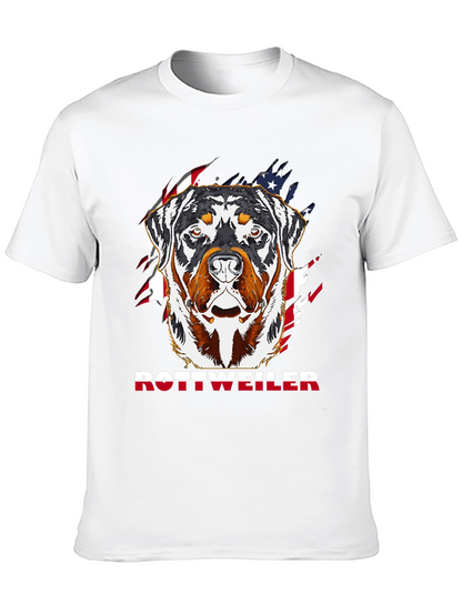 Rottweiler American Flag T-Shirt