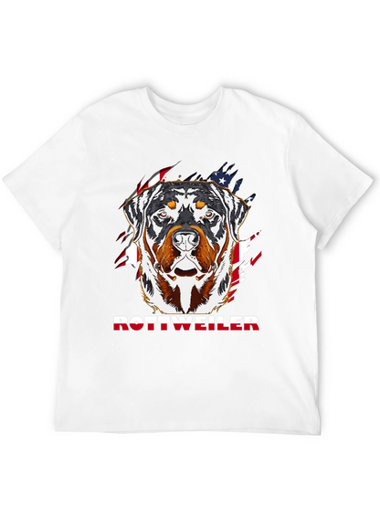 Rottweiler American Flag T-Shirt