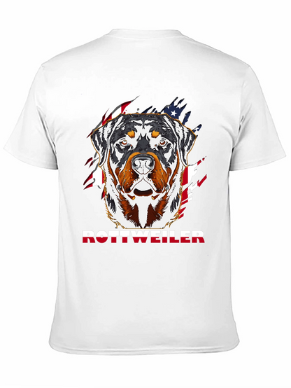 Rottweiler American Flag T-Shirt