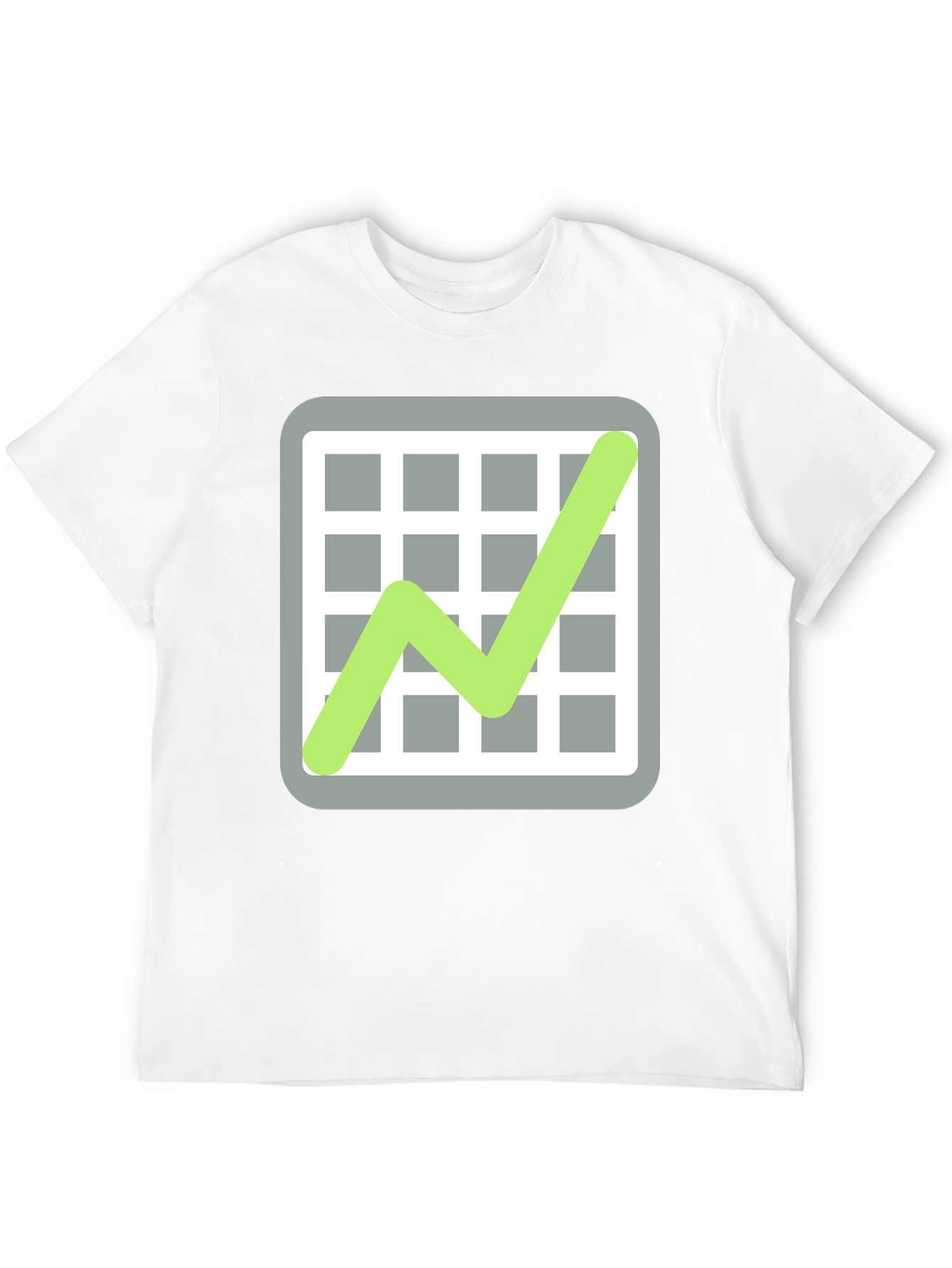 Trending Graphic Tee: Chart Design on Black Cotton Shirt