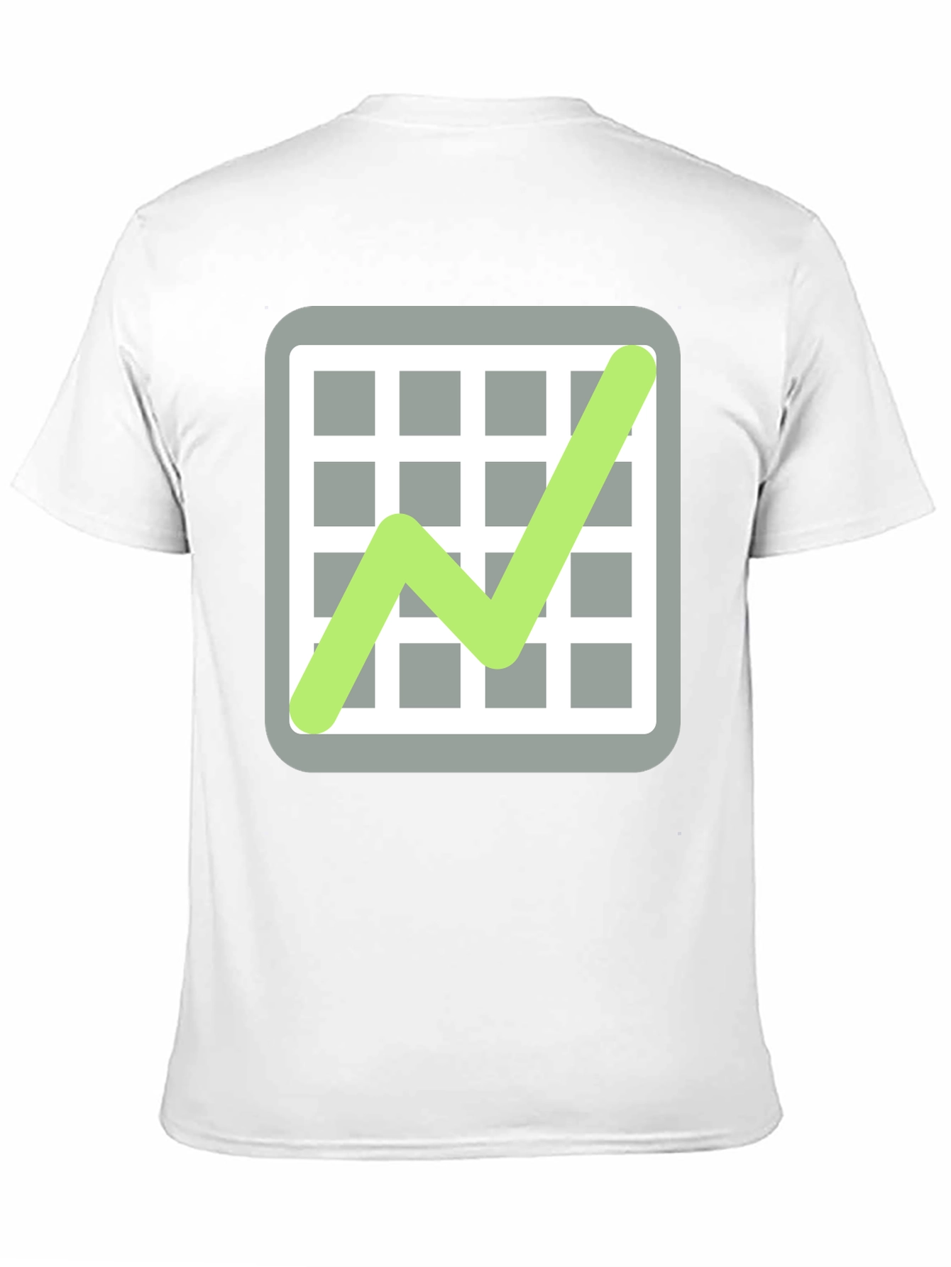 Trending Graphic Tee: Chart Design on Black Cotton Shirt