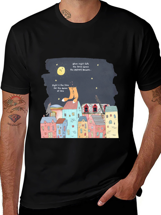 Fox Trot Graphic Tee - Midnight Dance