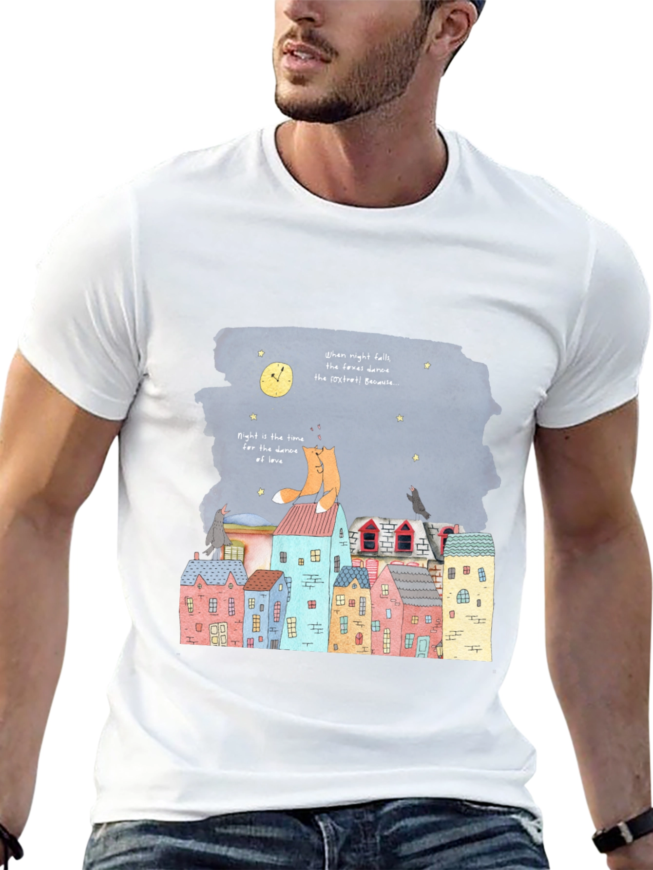 Fox Trot Graphic Tee - Midnight Dance