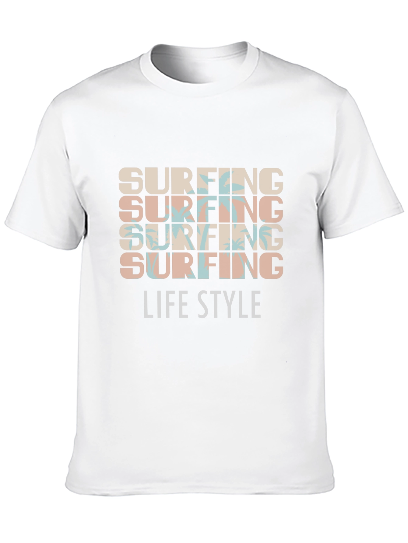 Surfing Lifestyle Graphic Tee - Cool Beach Style Shirt