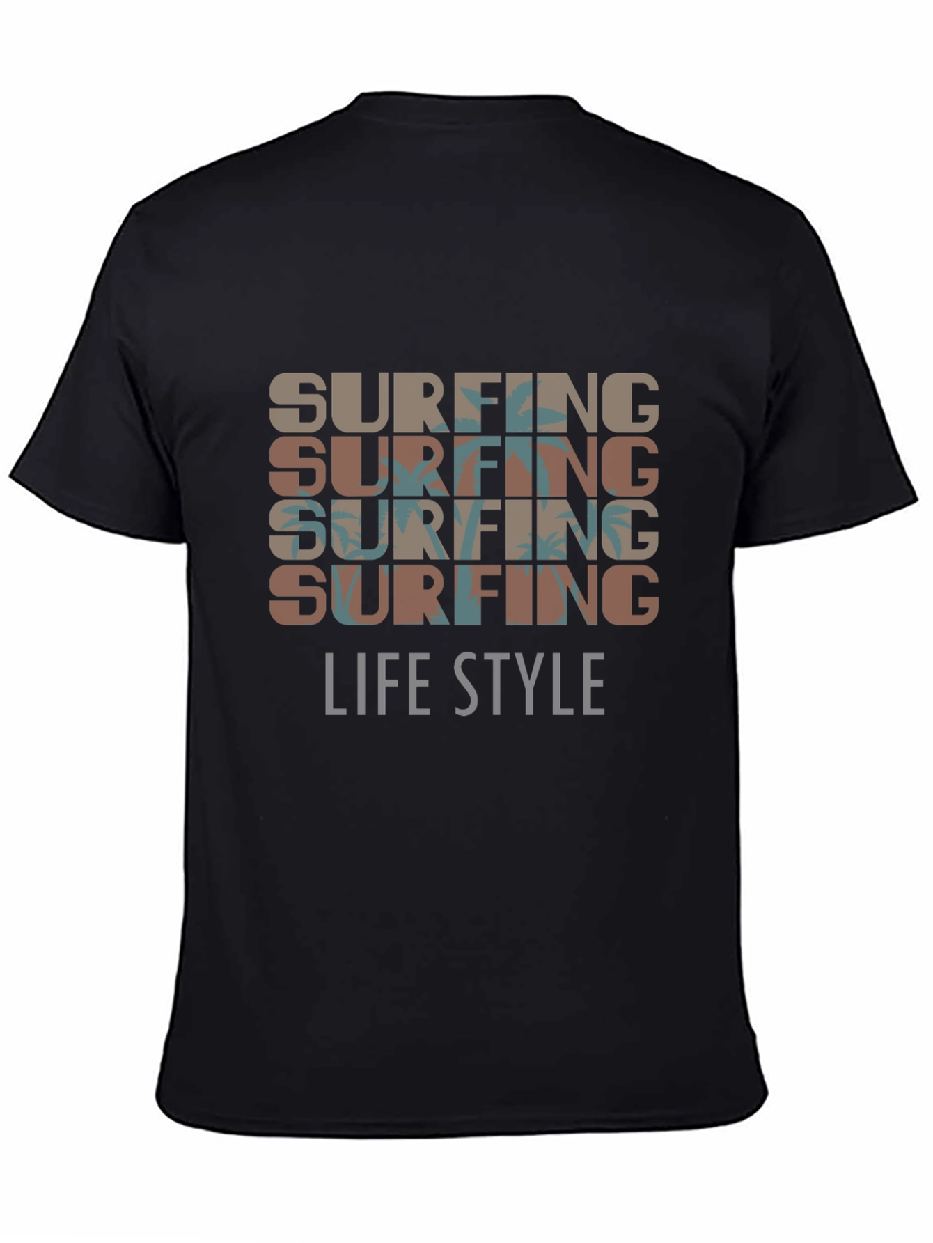 Surfing Lifestyle Graphic Tee - Cool Beach Style Shirt
