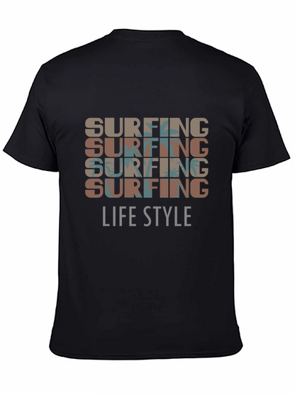 Surfing Lifestyle Graphic Tee - Cool Beach Style Shirt