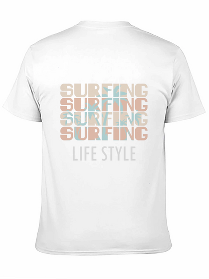 Surfing Lifestyle Graphic Tee - Cool Beach Style Shirt