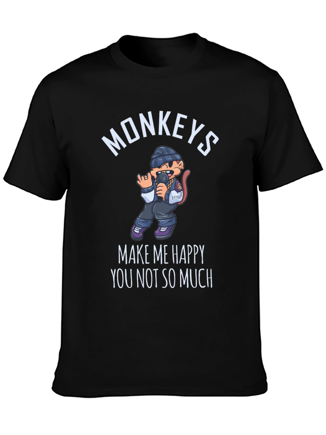 Monkeys Make Me Happy T-Shirt