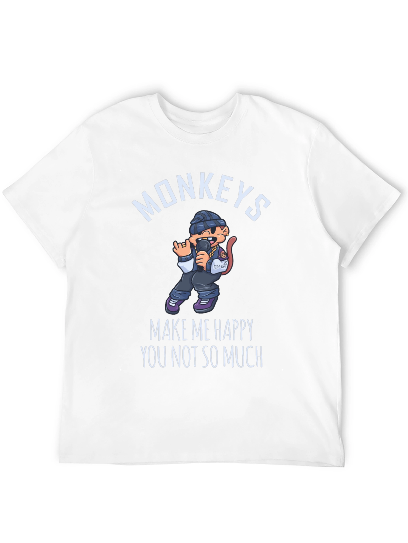 Monkeys Make Me Happy T-Shirt