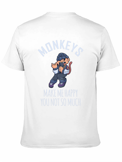 Monkeys Make Me Happy T-Shirt