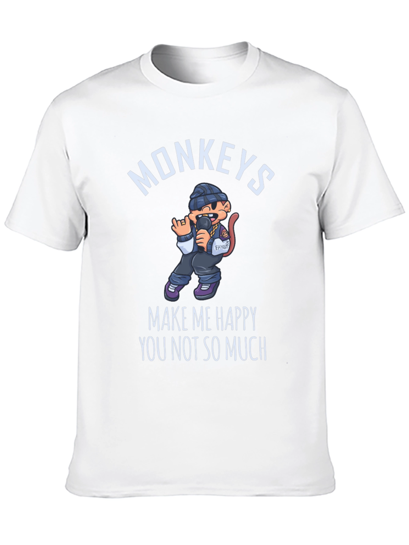 Monkeys Make Me Happy T-Shirt