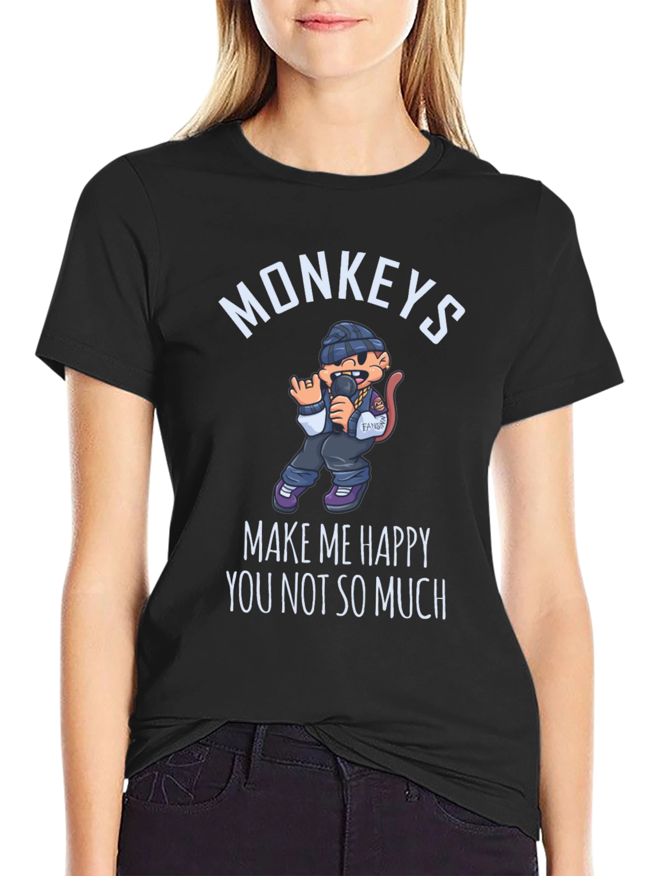 Monkeys Make Me Happy T-Shirt