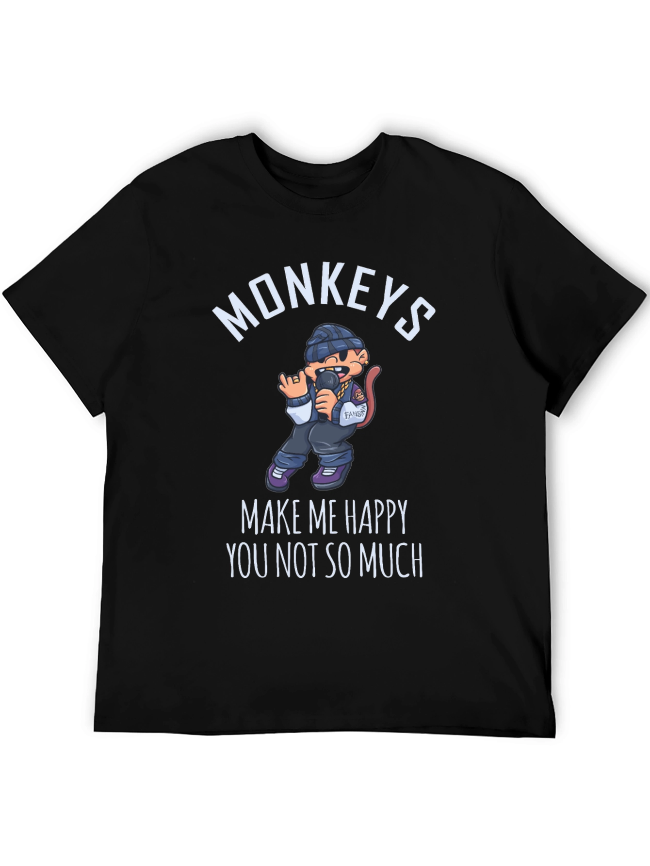 Monkeys Make Me Happy T-Shirt