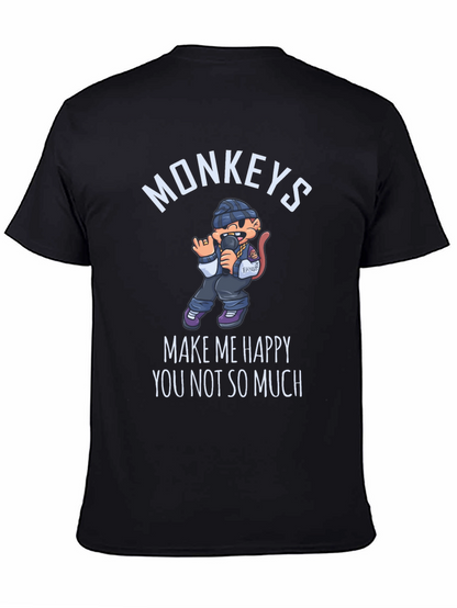 Monkeys Make Me Happy T-Shirt