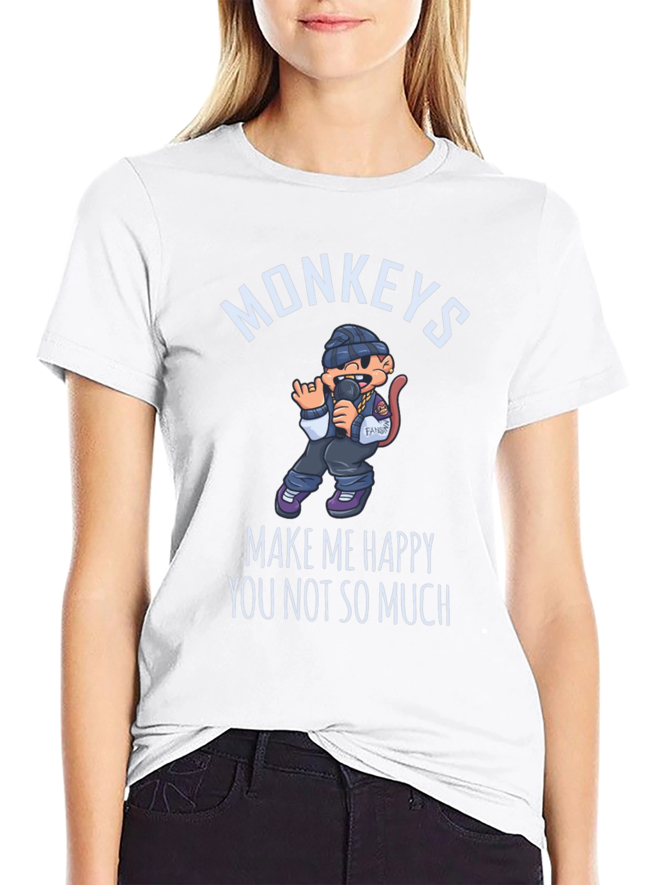 Monkeys Make Me Happy T-Shirt