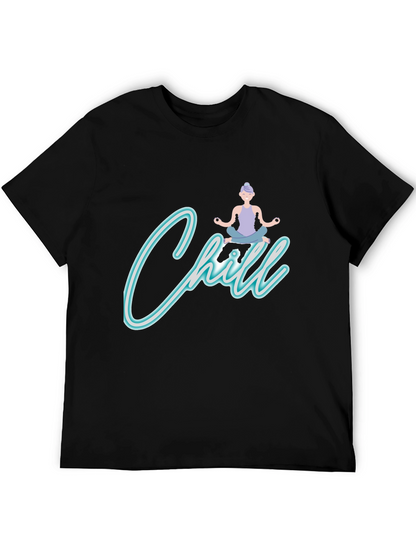 Chill Yoga Black T-Shirt
