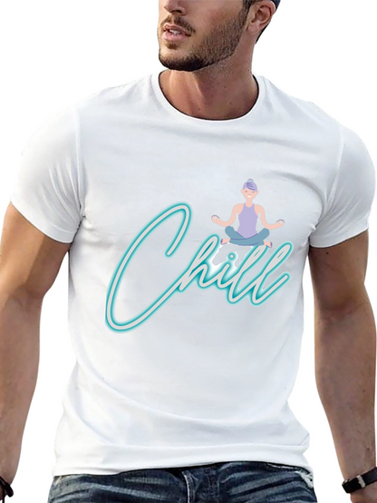 Chill Yoga Black T-Shirt