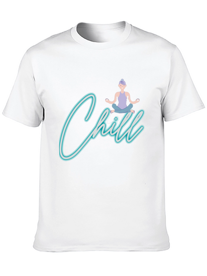 Chill Yoga Black T-Shirt