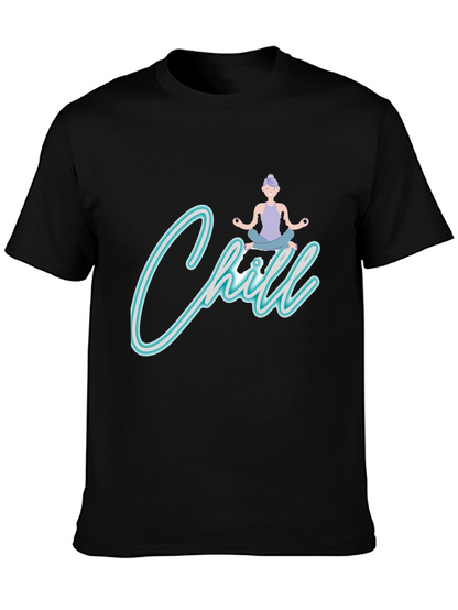 Chill Yoga Black T-Shirt