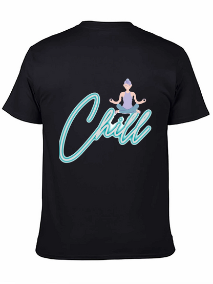 Chill Yoga Black T-Shirt