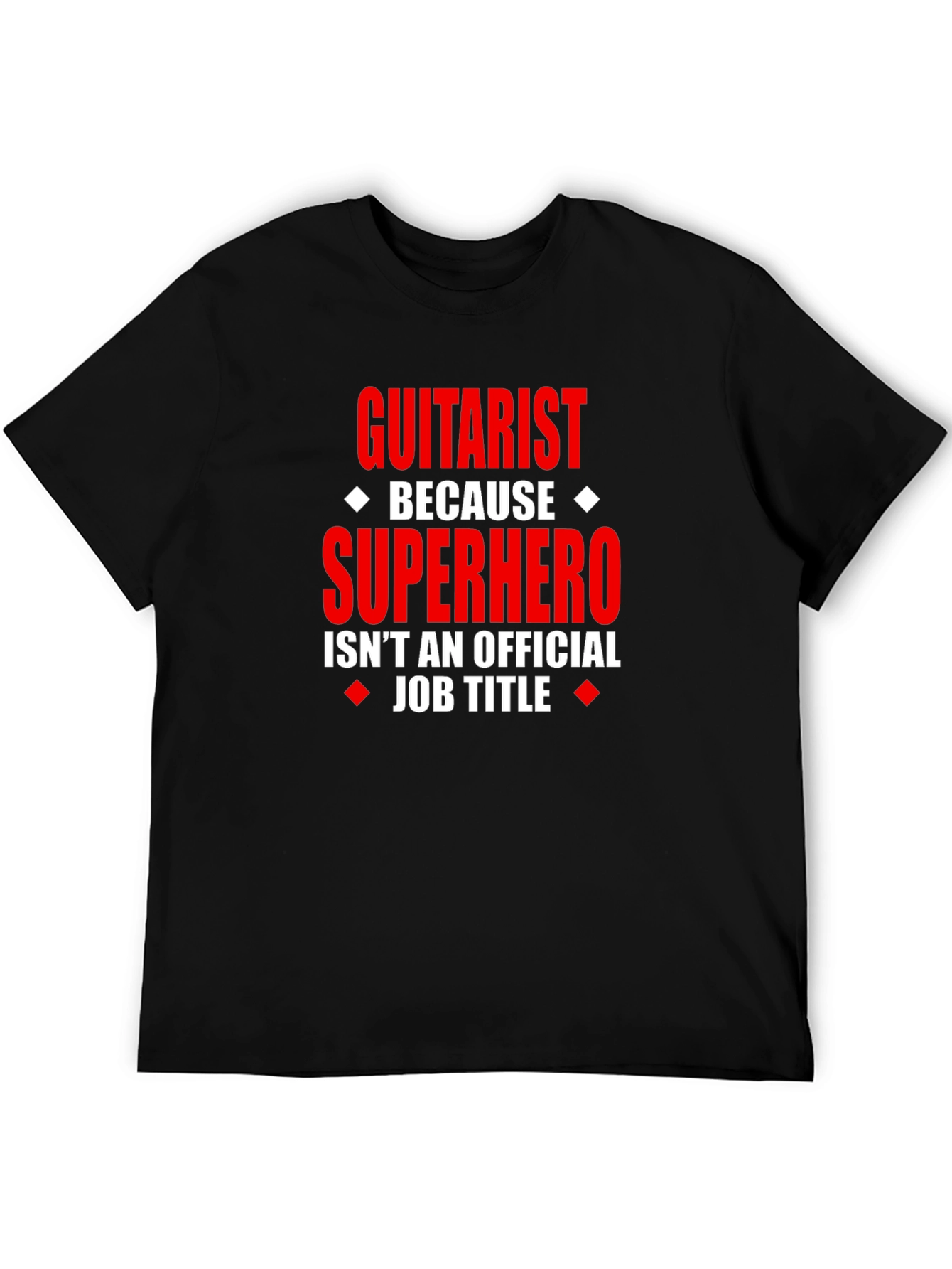 Guitarist Superhero T-Shirt - Funny Musician Tee
