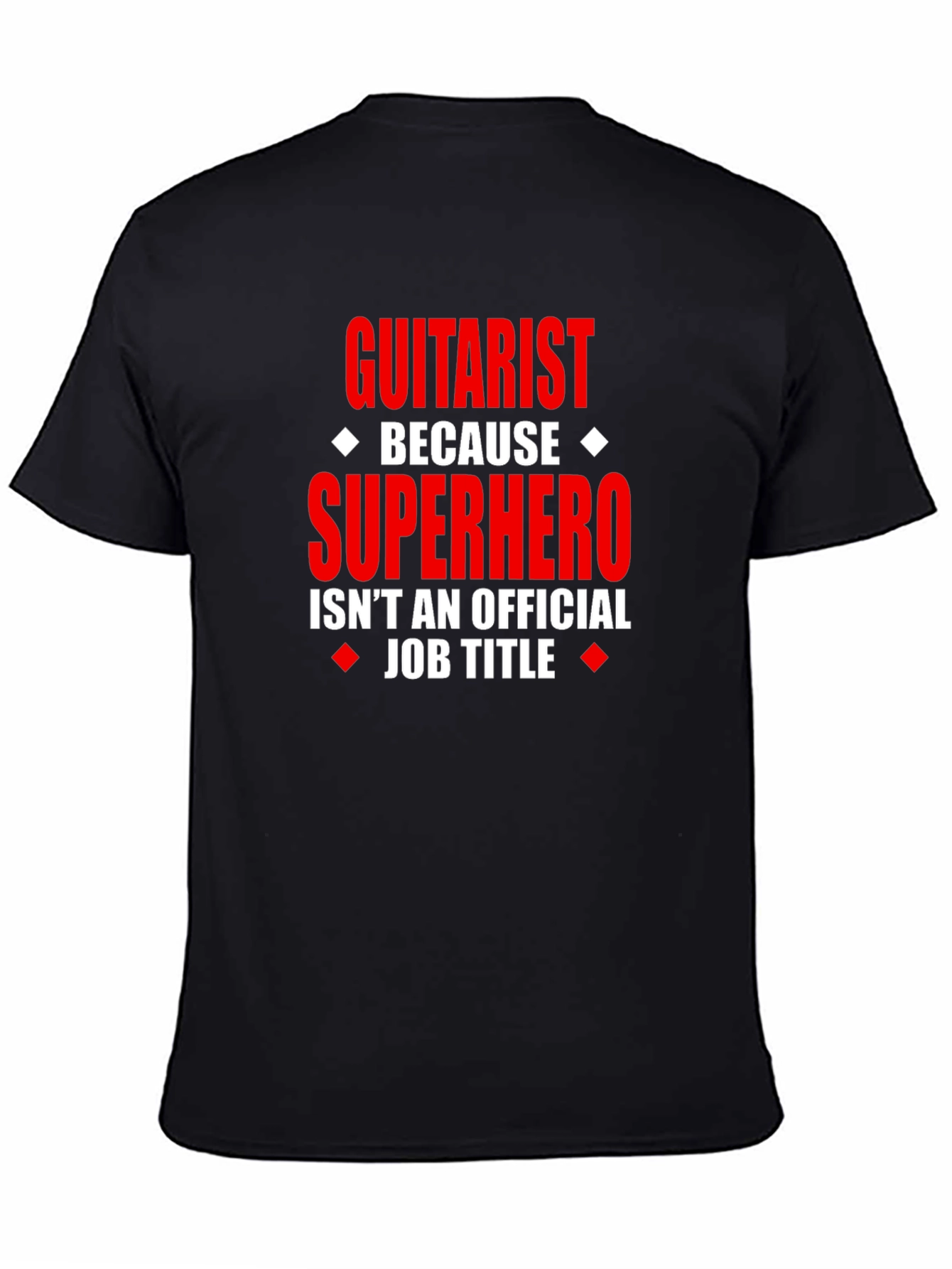 Guitarist Superhero T-Shirt - Funny Musician Tee